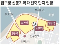 압구정 재건축 최고 70층 추진, 디자인으로 평가