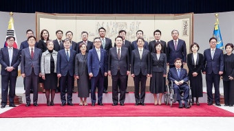 [포토타임] 윤 대통령, 조태용 국정원장·조태열 외교장관 등 임명장 수여