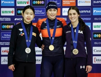 김민선, 2025 세계선수권대회 여자 500m서 동메달 획득!