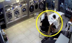 무인 빨래방서 태연하게 야식 파티…결국 경찰까지 출동했다