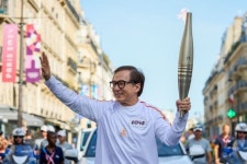 액션스타 성룡이 패럴림픽 태권도 경기장에 나타난 이유는