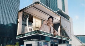 제이시스메디칼, 고주파 의료기기 ‘덴서티’ 3D 옥외광고 케이팝스퀘어서 선보여
