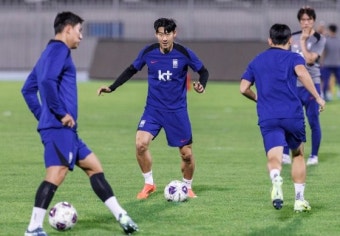 돌아온 '캡틴' 손흥민 합류...홍명보호, 쿠웨이트전 앞두고 첫 완전체 훈련