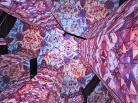 적 공격 방어용 130m 개미굴…미디어아트 체험장으로 변신