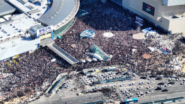 동대구역 광장 尹 탄핵 반대 대규모 집회…5만2000명 모였다
