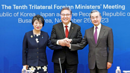 “한중일 외교장관회의, 내달 22일 도쿄 개최 최종 조율 중”