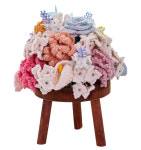 [소년중앙] 털실 색·재질 하나하나 골라 만든 뜨개 꽃다발로 마음 전해요