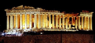 아테네올림픽 성화 타오르다