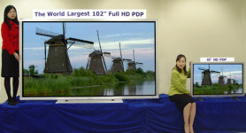 삼성, 세계최대 102인치 PDP개발