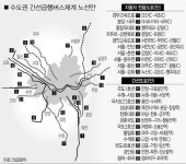 수도권 간선급행버스 22개 노선 확정