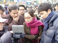 홍상수 감독 ‘극장전’ 촬영현장