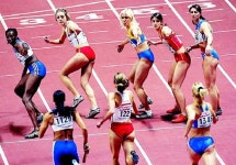 [포토] 여자 400m 계주