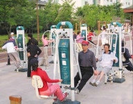 슈퍼 가는 길에 헬스하고 퇴근길에 에어로빅