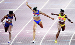 로린 윌리엄스, 세계육상선수권 여자100m 10초93 우승