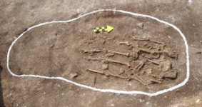 6천년전 신석기시대 사람뼈 2구 발굴