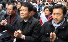 340일째 눈물 ‘용산의 예수들’