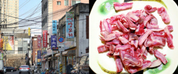 건대 앞 양꼬치집 골목에 손님 불났네~