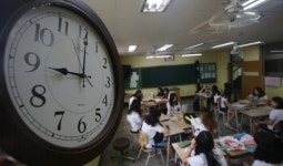 [포토] 의정부여중 ‘9시 등교’ 첫 도입