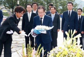 홍준표 “노무현 대통령은 훌륭한 대통령이었다”