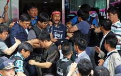 [포토] 363일 농성을 마치는 날