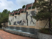 전주 화산체육관 벽천분수 운영