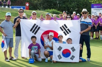 김인경 여자유러피언 세번째 우승트로피