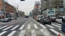  중앙차로 생긴 종로, 버스가 택시보다 4분 빨랐다  