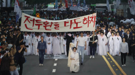  [포토] 1980년 광주로 돌아간 금남로 