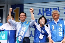  송철호 “김, 땅 투기” 김기현 “송, 염치없어” 막판 난타전 