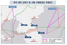  북, 남북 간 ‘동·서해 국제 항공로’ 연결 제안 