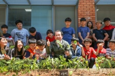  학생들과 농사 짓는 교육감 