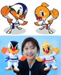  충주세계무예마스터십 마스코트 ‘하나’와 ‘두리’ 