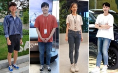  LG엔 ‘베이지 면바지’ 많았고 현대차에선 ‘반바지’가 보였다 