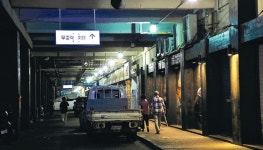 탱크 진지 자리에 빛 예술 길 열렸다