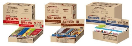 코로나19에 ‘탕비실 콘셉트’ 과자 세트 인기