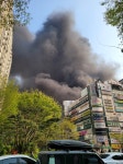 남양주 주상복합건물서 화재…경의중앙선 도농역 무정차 통과