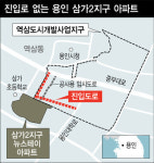 진입도로 없는 ‘맹지 임대아파트’…용인시, 중재안 제시