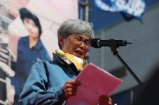 [만리재사진첩] 파란 작업복 입고…김진숙 ‘퇴임’하다