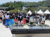 오늘은 7㎞ 걸어서 망월동으로 ‘등교’했다