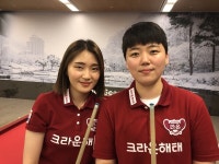 당구 ‘찰떡호흡’ 강지은과 백민주 “여자복식은 더 큰 성장 자극제다”