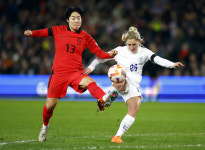 한국 여자축구, 유럽 챔피언 잉글랜드에 0-4 완패