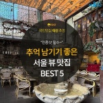 [카드뉴스]인증샷 찍으며 추억 남기기 좋은, 서울 뷰 맛집 5곳
