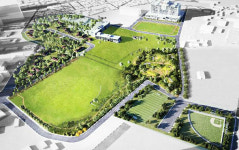 ‘오염 논란’ 용산어린이정원…어린이날 앞두고 흙 덮고 꽃 심어 개방