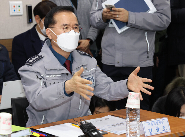 김광호 전 경찰청장, 이태원 참사 부실 대응 혐의 공판출두, 구형 예정
