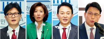 한동훈, 정치 복귀하며 ‘용산 대립’ 선택…나·원·윤, ‘그건 안된다’