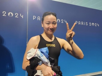 이은지, 여자 배영 200m 준결승 15위…결승 진출 실패