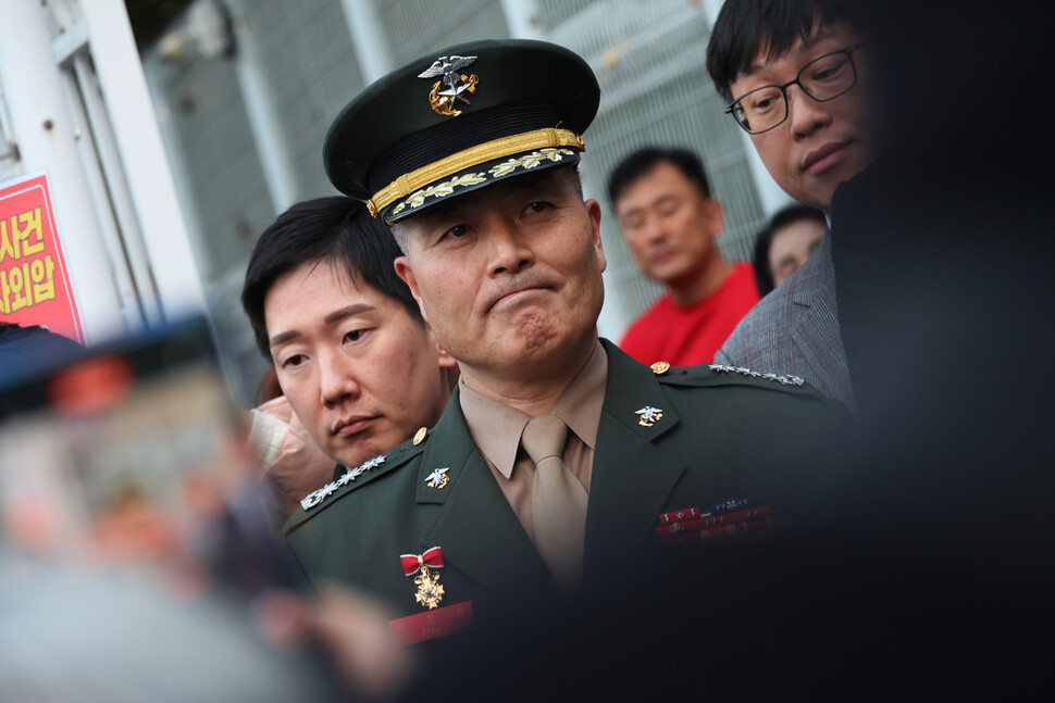 박정훈 전 해병대 수사단장, 해병대 채 모 상병 순직 사건 관련 항명·명예훼손 혐의 1심 무죄 판결