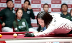 SK렌터카 강지은의 ‘행운의 뱅크샷’…우리금융캐피탈에 ‘천적’ 과시