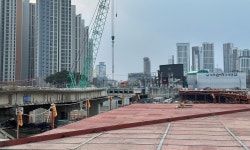 대전 유등교 가설교량 양방향 개통