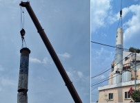 도심안전 위협하는 ‘목욕탕 굴뚝’ 울산에서 이렇게 처리한다